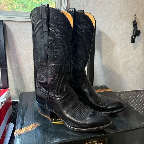 Lucchese | Shoes | Lucchese Black Cowboy Boots With  display picture 1